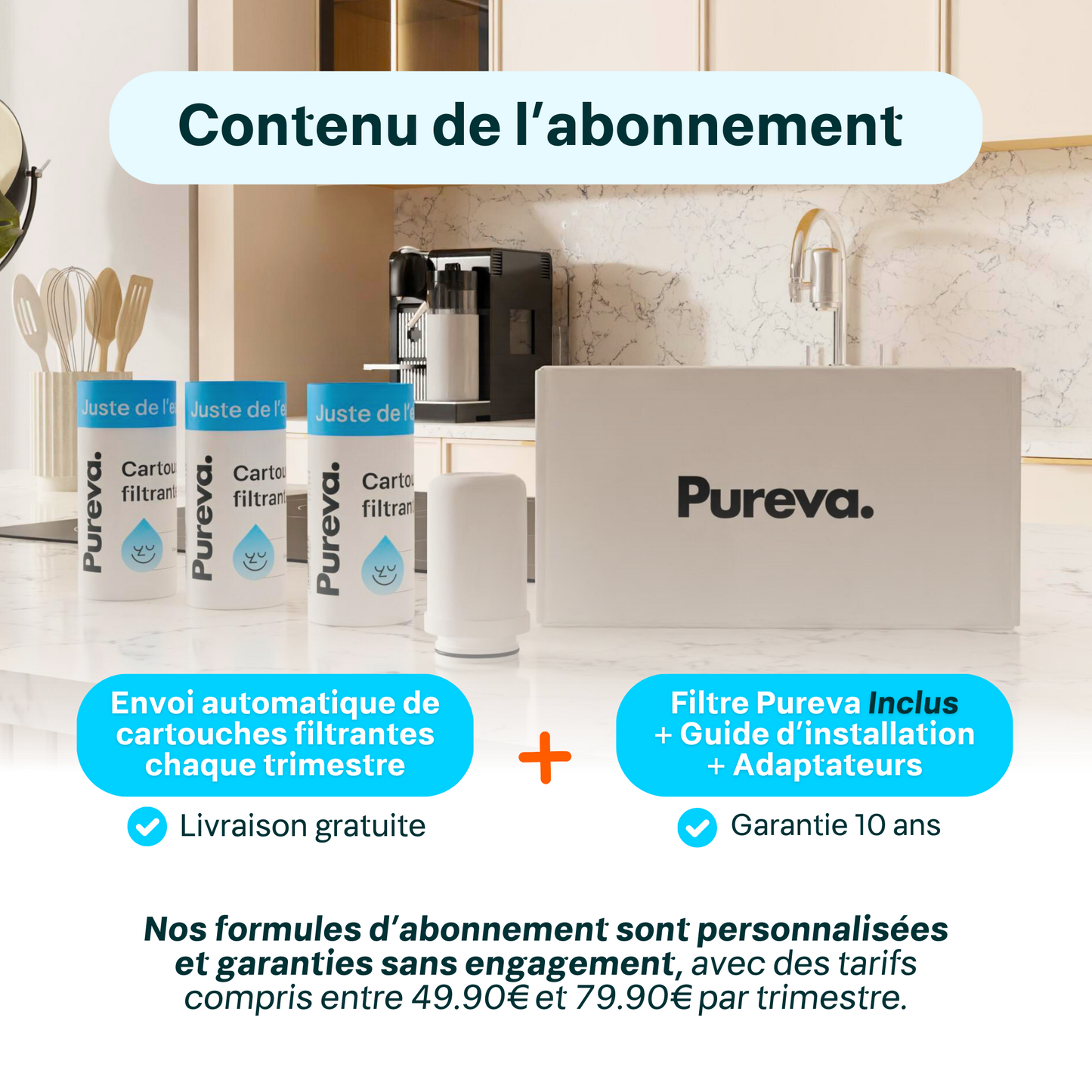 Cartouches Pureva One (12 mois)
