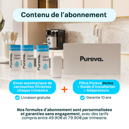 Cartouches Pureva One (12 mois)