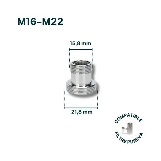 Adaptateur M16-M22 pour robinet